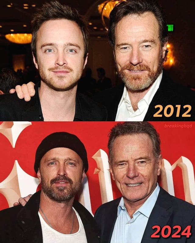 Aaron aged harder than Bryan so it seems. : r/breakingbad