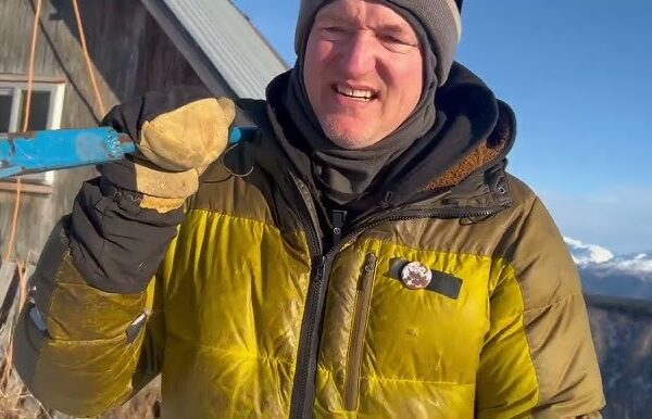 Ice road truckin’ || on thin ice || to my off grid Alaskan homestead || Atz lee kilcher