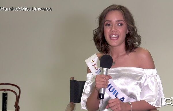 Rumbo a Miss Universo |María de los Ángeles Sarmiento - Huila